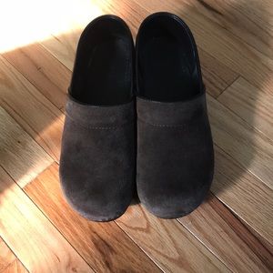Brown suede Dansko shoes